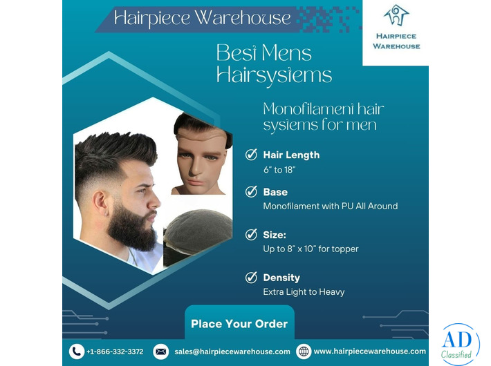 Looking for the Best Hair Systems for Men That Are Fully Customised?