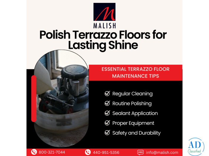 The Ultimate Guide to Terrazzo Floor Maintenance and Polishing by Malish Corporation