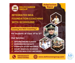NDA Coaching with Schooling in Chandigarh