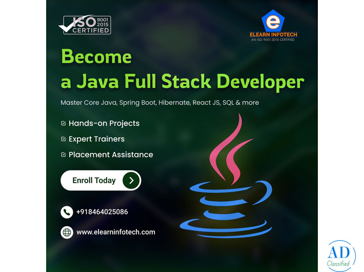 Full Stack Java Course in Hyderabad – Elearn Infotech
