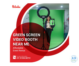Green Screen Video Booth Near Me | Affordable Event Rental