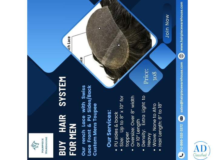 Searching for the Best Fully Customized Hair Systems for Men?