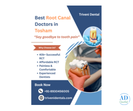 Best Dentists For Root Canal Treatment (RCT) in Tosham | Triveni Dental