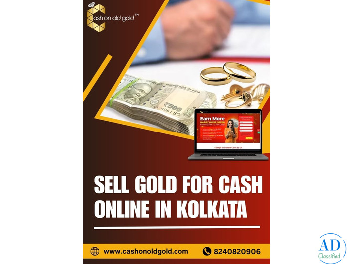 Sell Gold for Cash Online in Kolkata - Cash On Old Gold