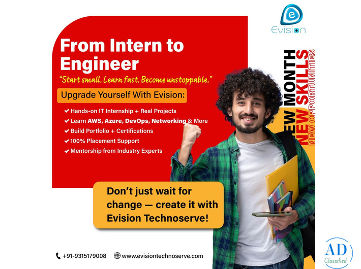 Intern to Engineer – Real Career Journey Starts Here - Evision Technoserve