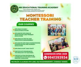 Montessori Teacher Training Institute in Chennai