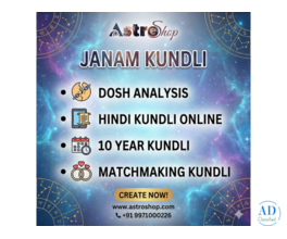 Janam Kundli in Hindi – Dosh Analysis, 10-Year Kundli & Matchmaking Online | Astroeshop