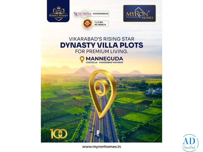 Myron Dynasty – Premium Open Plots Near Vikarabad Highway