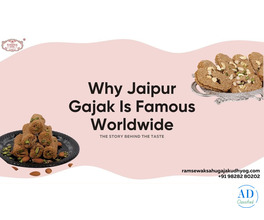 Why Jaipur Gajak Is Famous Worldwide – The Story Behind the Taste