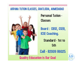 Arpana Tution Classes, Tuition classes in ghatlodia ahmedabad