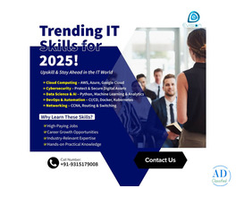 Trending IT Skills for 2025 - AI Cloud Computing Cybersecurity Full Stack Development