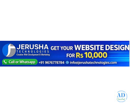 Affordable Web Design & Development – Starting Rs 10,000 | Jerusha Technologies