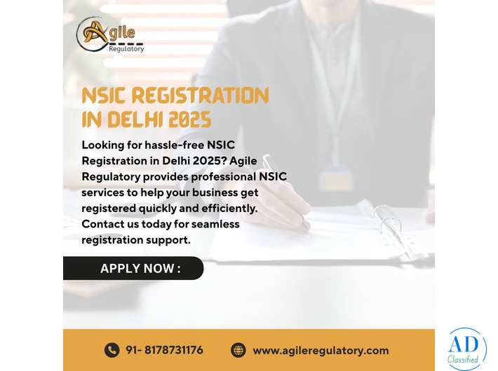 NSIC Registration Delhi – Reliable 2025 Services