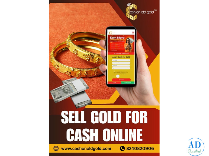 Sell Gold for Cash Online in Kolkata - Cash On Old Gold