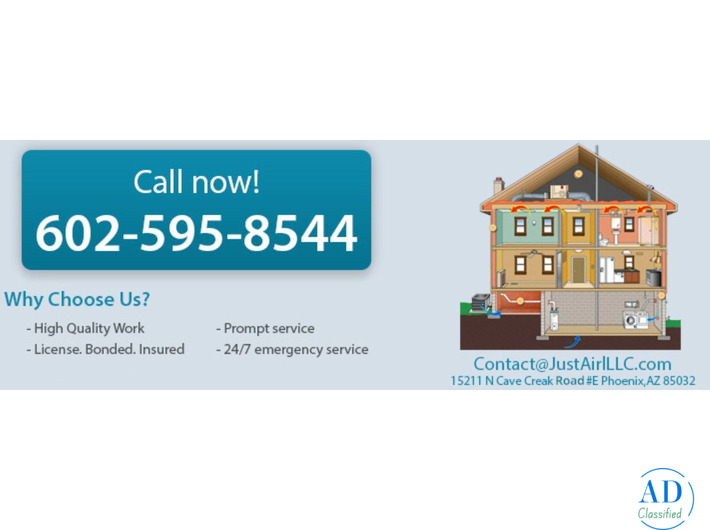 Just Air LLC – Emergency Heating Repair Near Me Phoenix