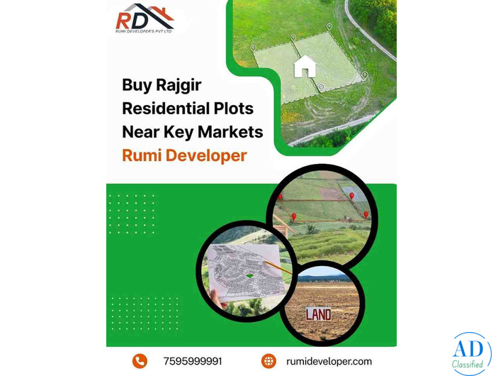 Buy Rajgir Residential Plots Near Key Markets | Rumi Developer