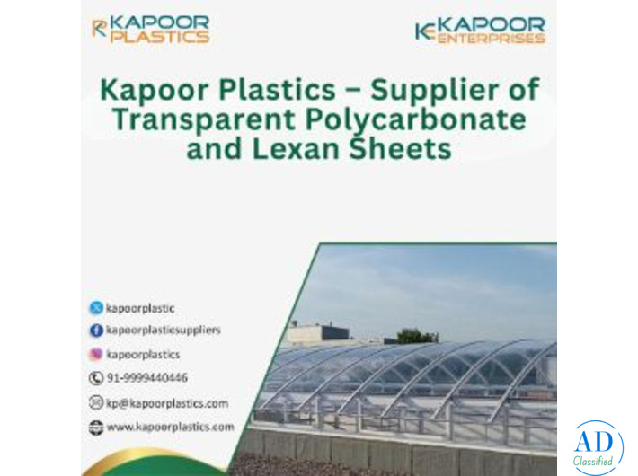 Kapoor Plastics – Supplier of Transparent Polycarbonate and Lexan Sheets