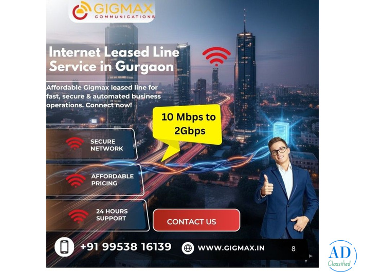 Best Leased Line Service in Gurgaon Sector 45 – Gigmax
