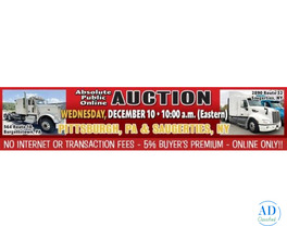 Burgettstown & Saugerties Truck Auction – December Buying Opportunity