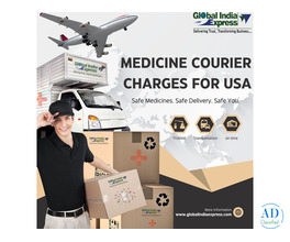 Medicine Courier Charges for USA – Send Medicines Safely with Global India Express