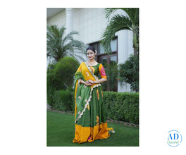 Premium Bandhani Lehenga Set with Dupatta | Festive & Wedding Wear