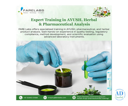 Experience hands-on herbal pharma and AYUSH training at FARE Labs Pvt. Ltd.